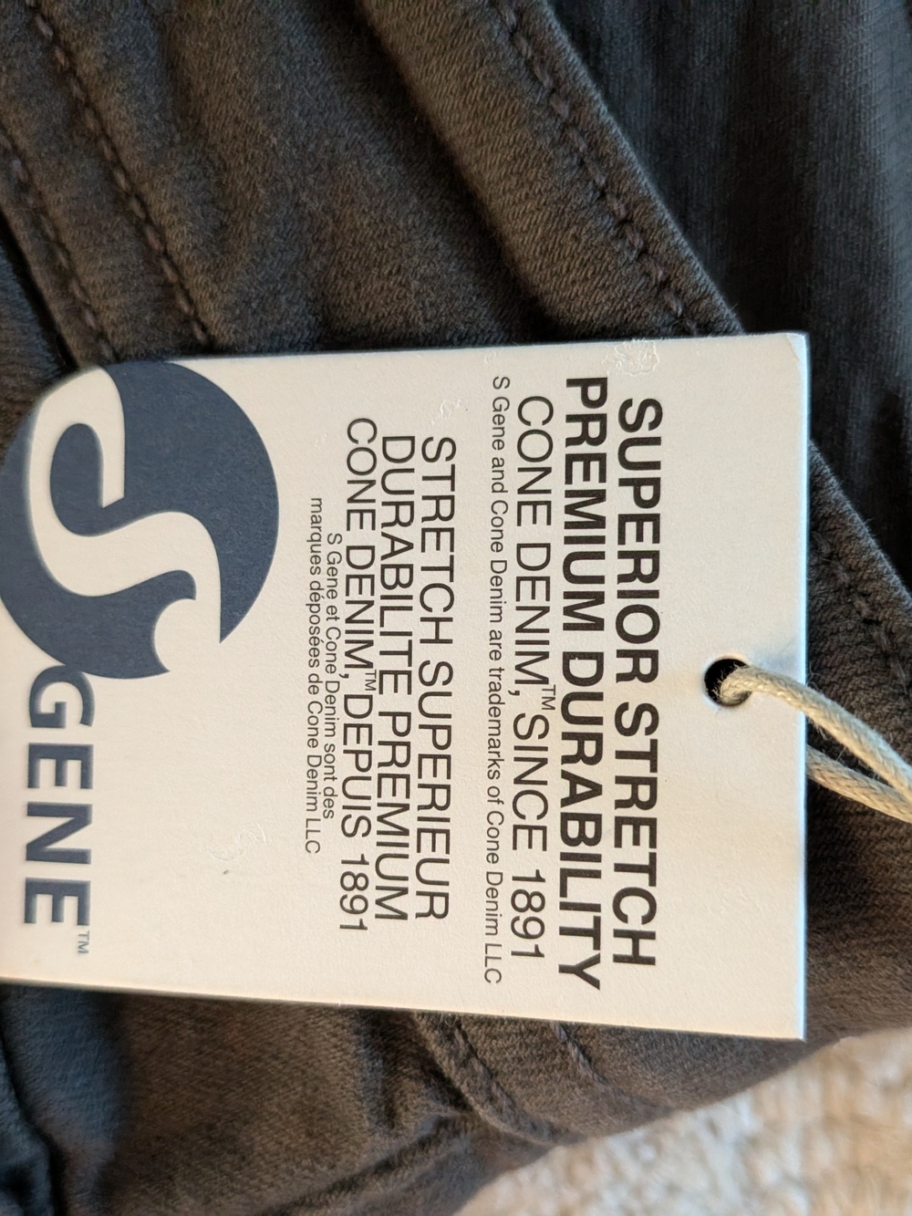 Volcom Men's Skinny Jeans in Gray/Black - Picture 5 of 7